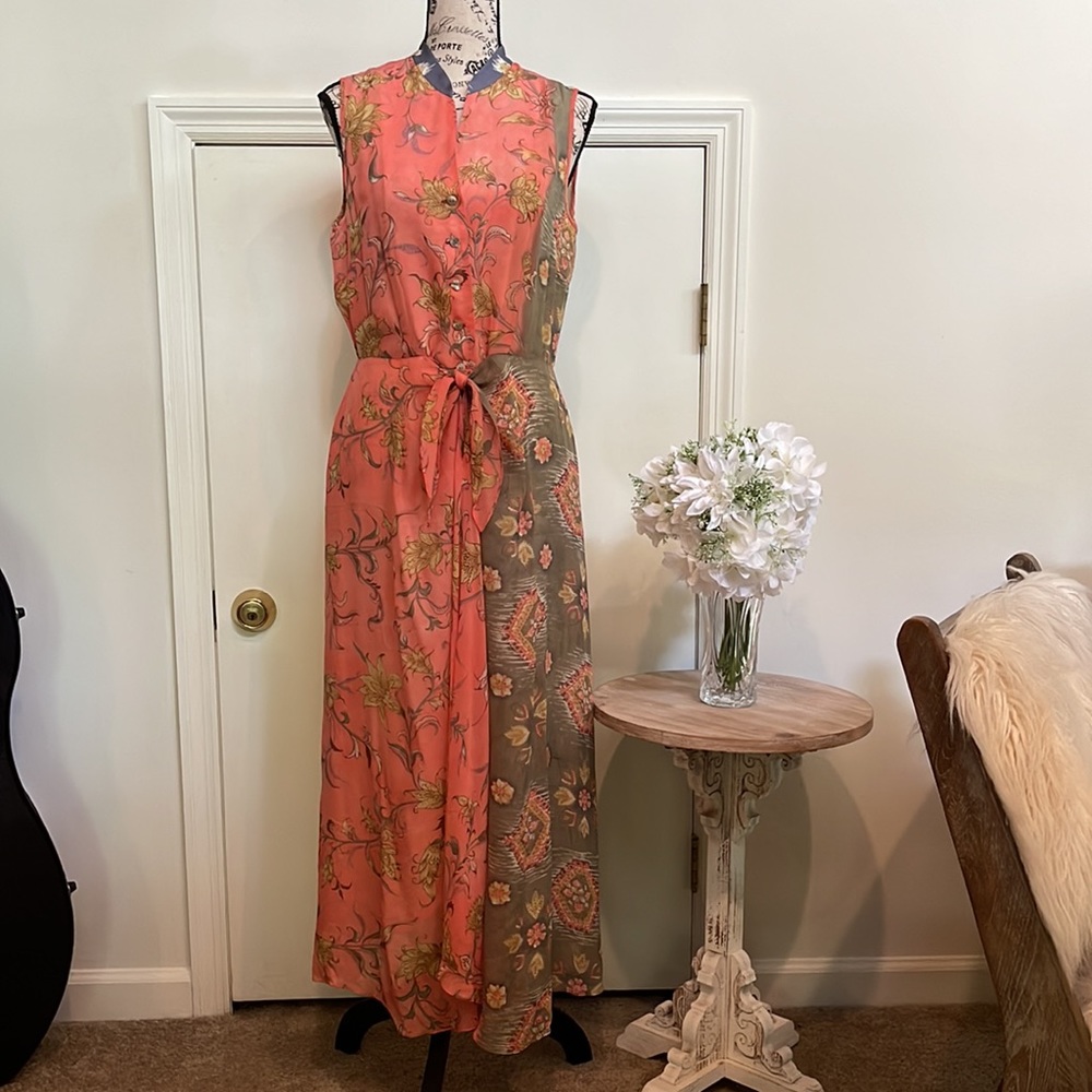 Gorgeous 😍 100% Silk Summer Dress | J. Peterman | 12